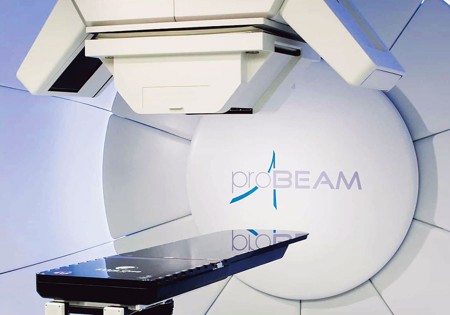 陽子線がん治療センター／2023年オープン予定。新型の陽子線治療装置「プロビーム」を導入する。