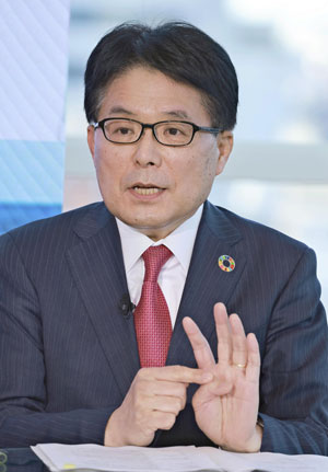 日本郵政社長 増田寛也氏