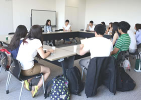 本学学生と東南アジア学生の交流会