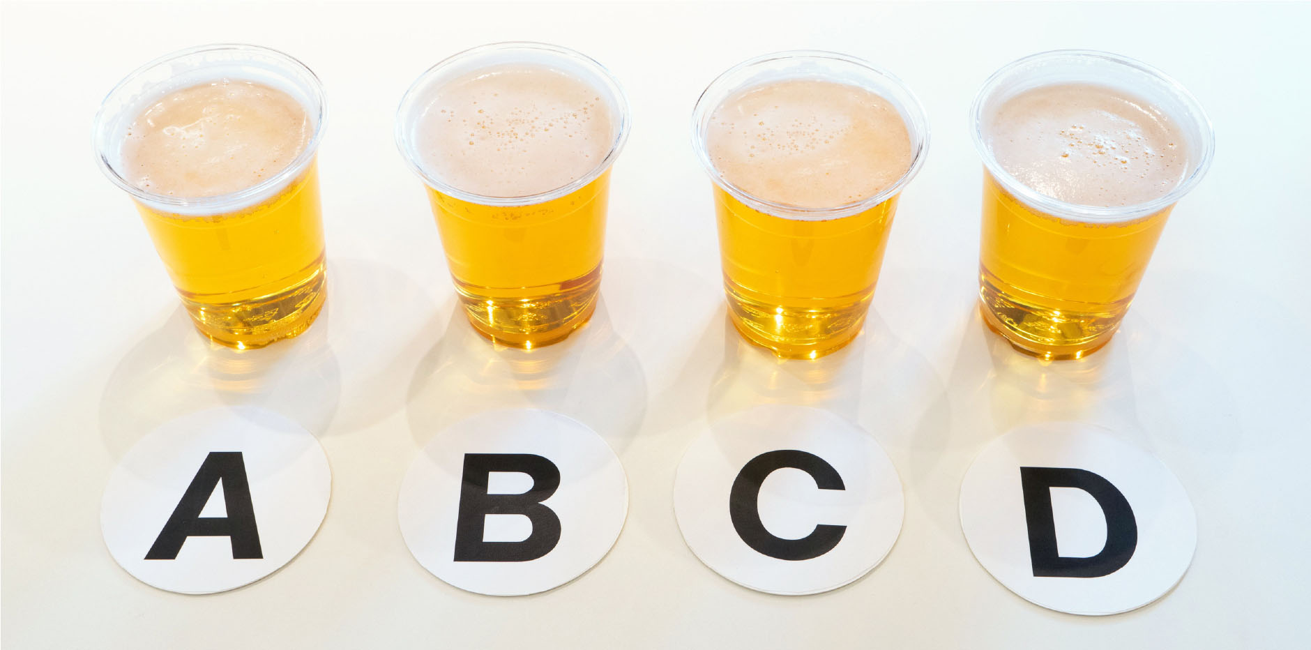4種のビールを飲み比べ