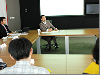 熱心な社長のお話に吸い込まれました