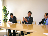 カナダ三菱商事の事業について知り、質問にも答えていただきました