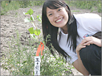 将来、自分が植林体験をした木を見に行きたいです！