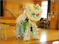 大迫力！　中国獅子舞のショー