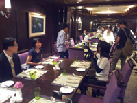 タイMCの方々との食事会　興味深い話を聞かせていただきました